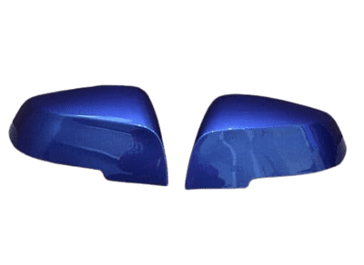 Bmw 1 Series 2012 On F20 / F21 Pair Of Wing Mirror Covers In Estoril Blue