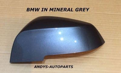 Bmw 1 Series 2012 On F20 / F21 Wing Mirror Cover L/H Or R/H In Mineral Grey