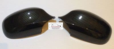 Bmw 3 Series 08-2011 E90/E91 Pair Of Wing Mirror Covers In Carbon Fibre Dipped (1)