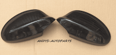 Bmw 3 Series E90/91 05 - 08 Wing Mirror Cover L/H & R/H In Carbon Fibre Effect (1)