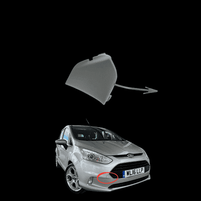 Ford B-Max 2012 -2018 Front Towing Eye Cover in White Platinum