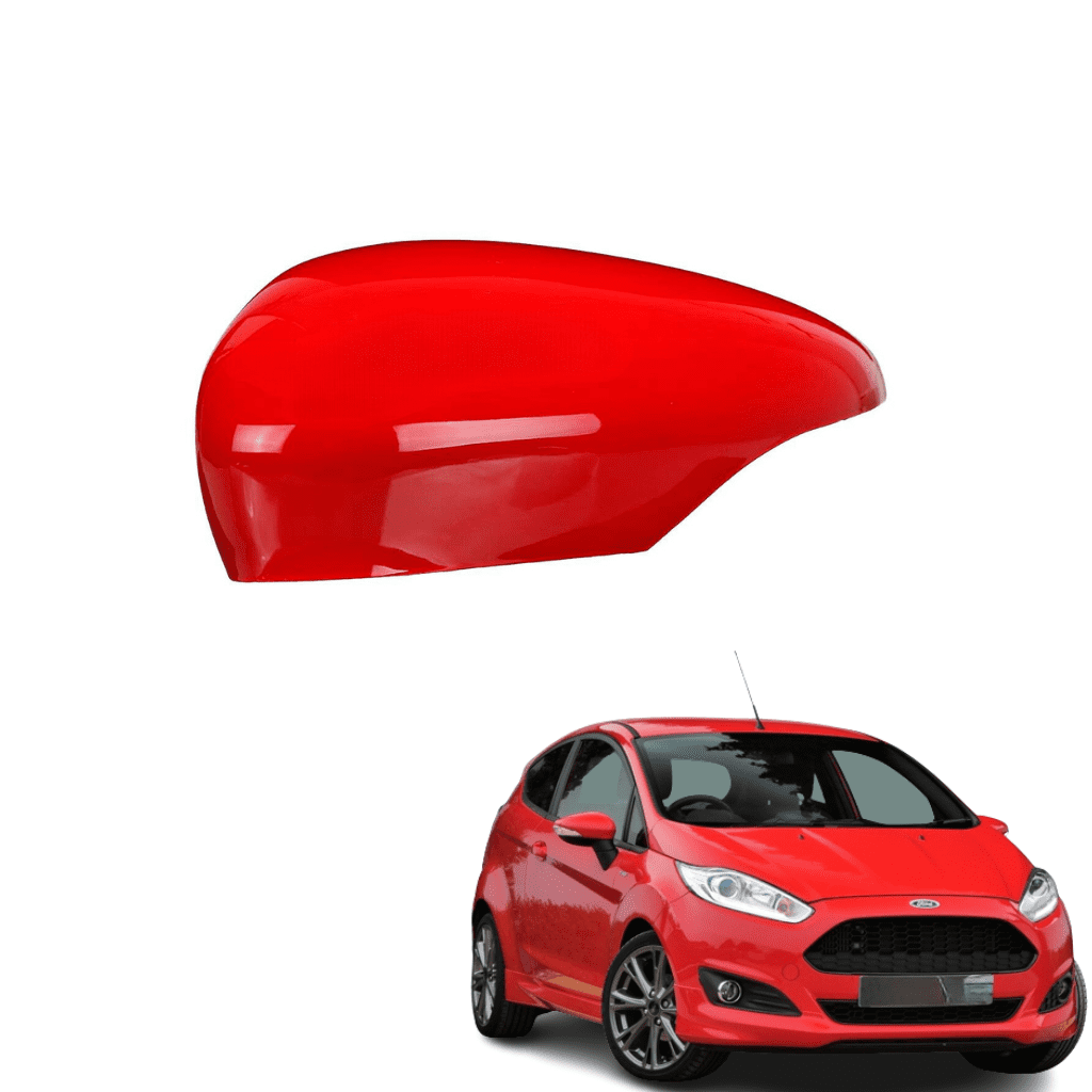 Noir - For Ford Fiesta MK7 2008-17 Left Passenger Side Door Wing Mirror Cover Frame N-S Noir - For Ford Fiesta MK7 2008-17 Left Passenger Side Door Wing Mirror Cover Frame N-S