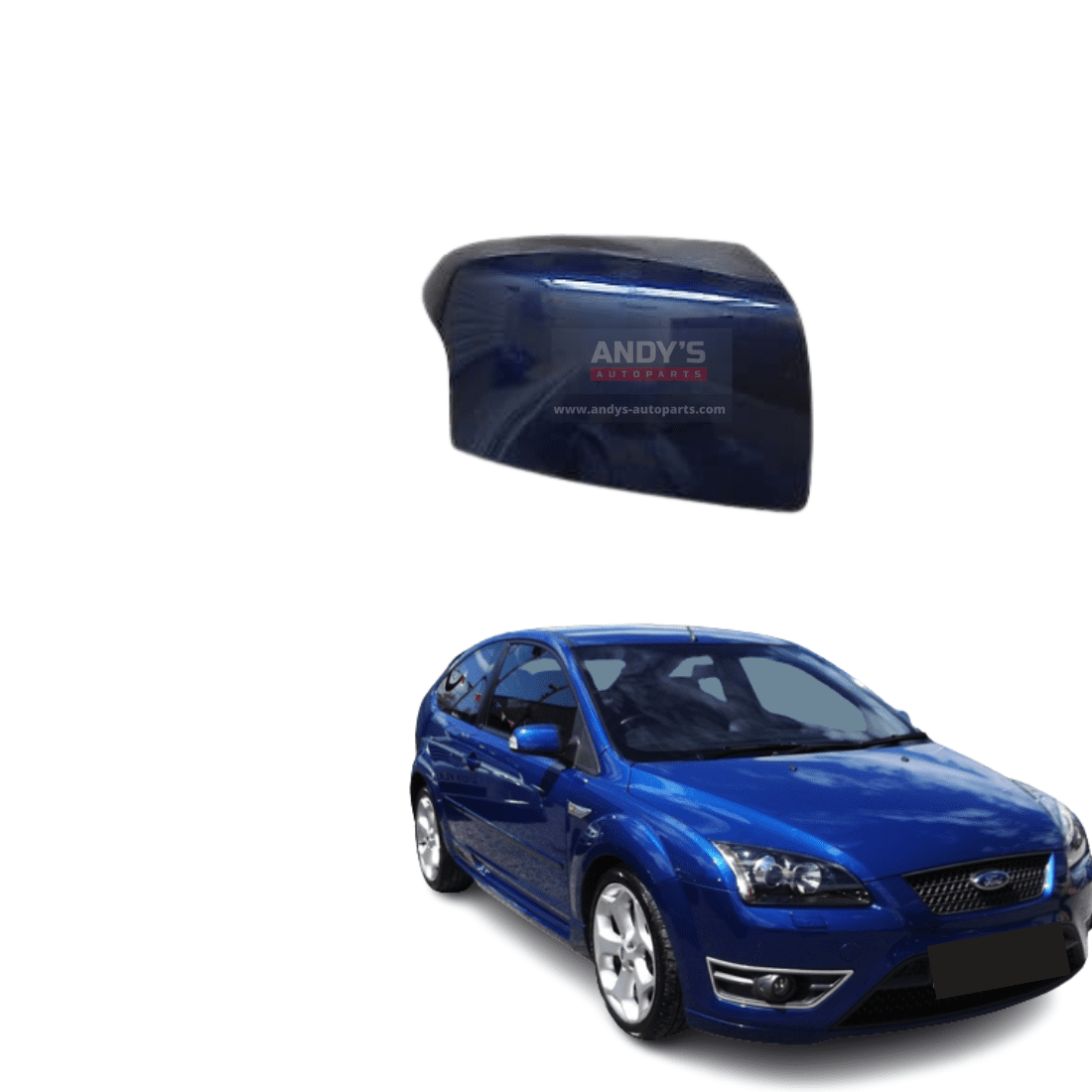 Ford Focus 05 08 Wing Mirror Cover Lh Or Rh Side In Blue Di Cina