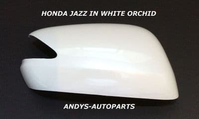Honda Jazz 08 Onwards Wing Mirror Cover L/H Or R/H In White Orchid