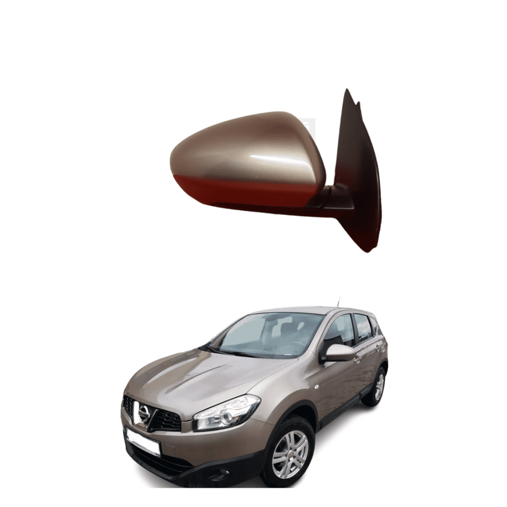 Nissan Qashqai 07 2014 Wing Mirror Electric adjustment Power Folding In Cafe Latte