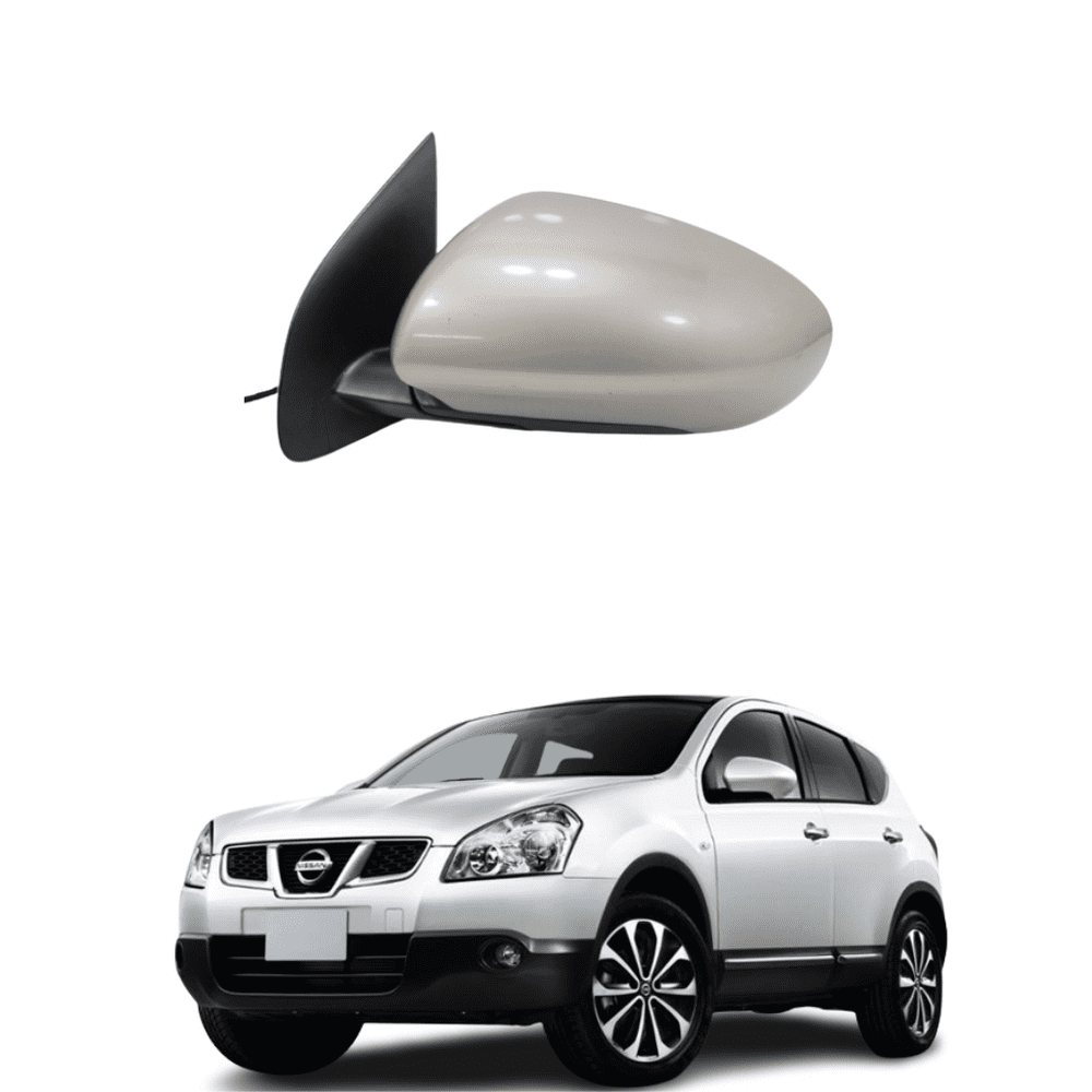 Nissan Qashqai 07 2014 Wing Mirror Electric adjustment Power Folding In Pearl White