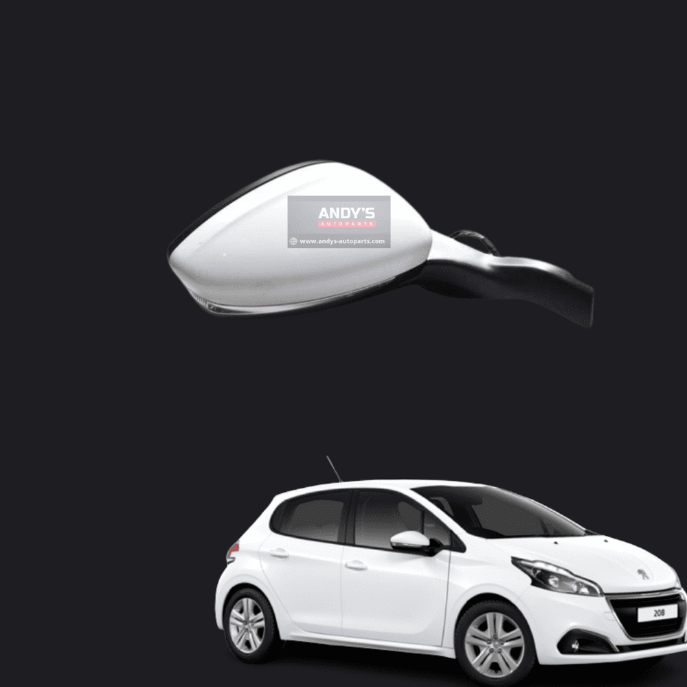 Ultimate Components Electric Wing Door Mirror For Peugeot 208 Hatchback 2012-2019 (Passenger Side, Primed)