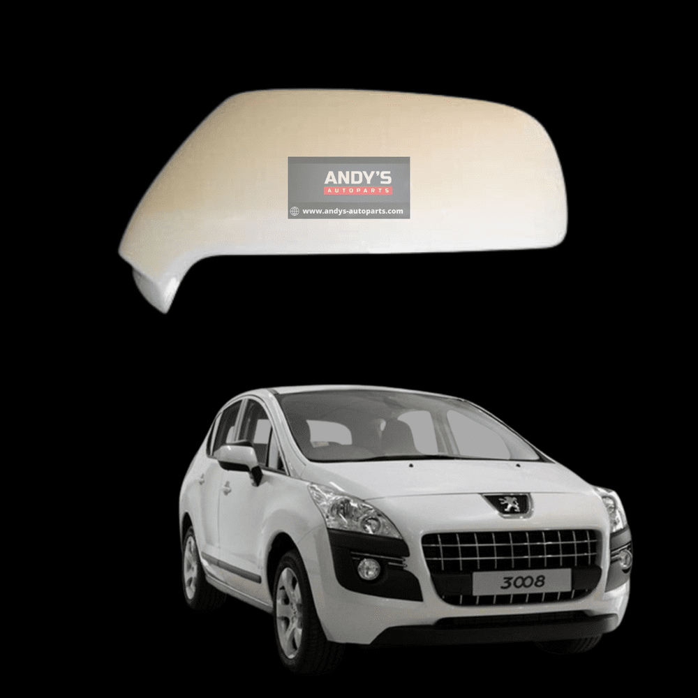 Peugeot 3008 20092017 Wing Mirror Cover RH or LH In Blanc Nacre