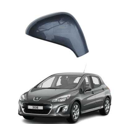 Peugeot 308 2007 - 2015 Wing Mirror Cover LH Or RH In Gris Manitoba