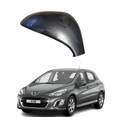 Peugeot 308 2007 - 2015 Wing Mirror Cover LH Or RH In Gris Shark