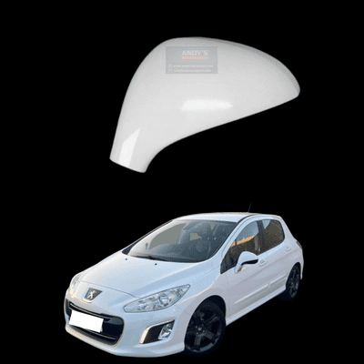 Peugeot 308 2007 - 2015 Wing Mirror Cover Lh Or Rh In Polar White