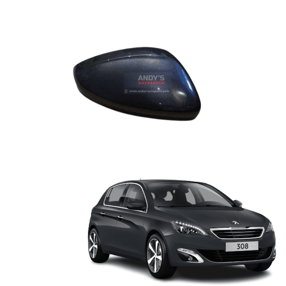 Peugeot 308 2013 Onwards Wing Mirror Cover RH or LH In Gris Shark
