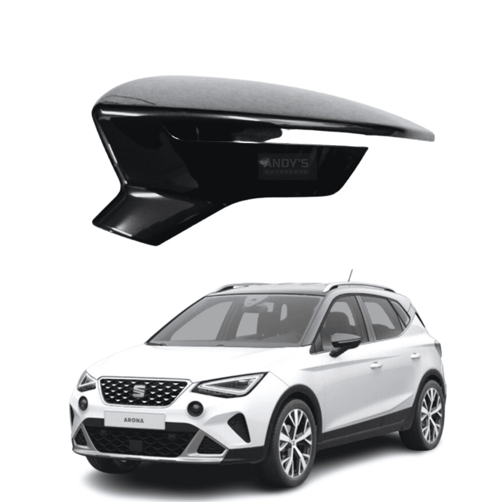 Seat Arona 2017 Onwards Wing Mirror Cover RH Or LH In Gloss Black
