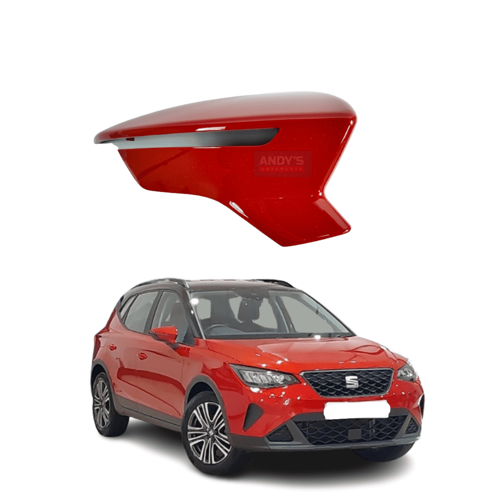 Seat Arona 2017 Onwards Wing Mirror Cover RH or LH in Rojo Emocion