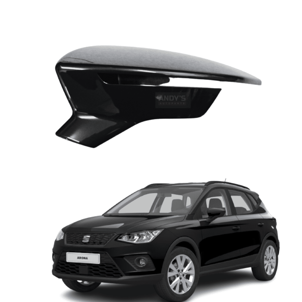 Seat Arona 2017 Onwards Wing Mirror Cover RH Or LH Side In Mythos Black