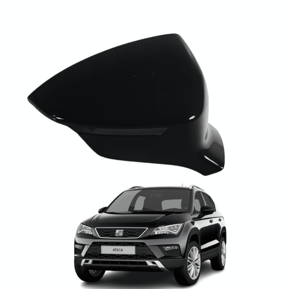 Seat Ateca 2016 Onwards Wing Mirror Cover RH Or LH In Gloss Black