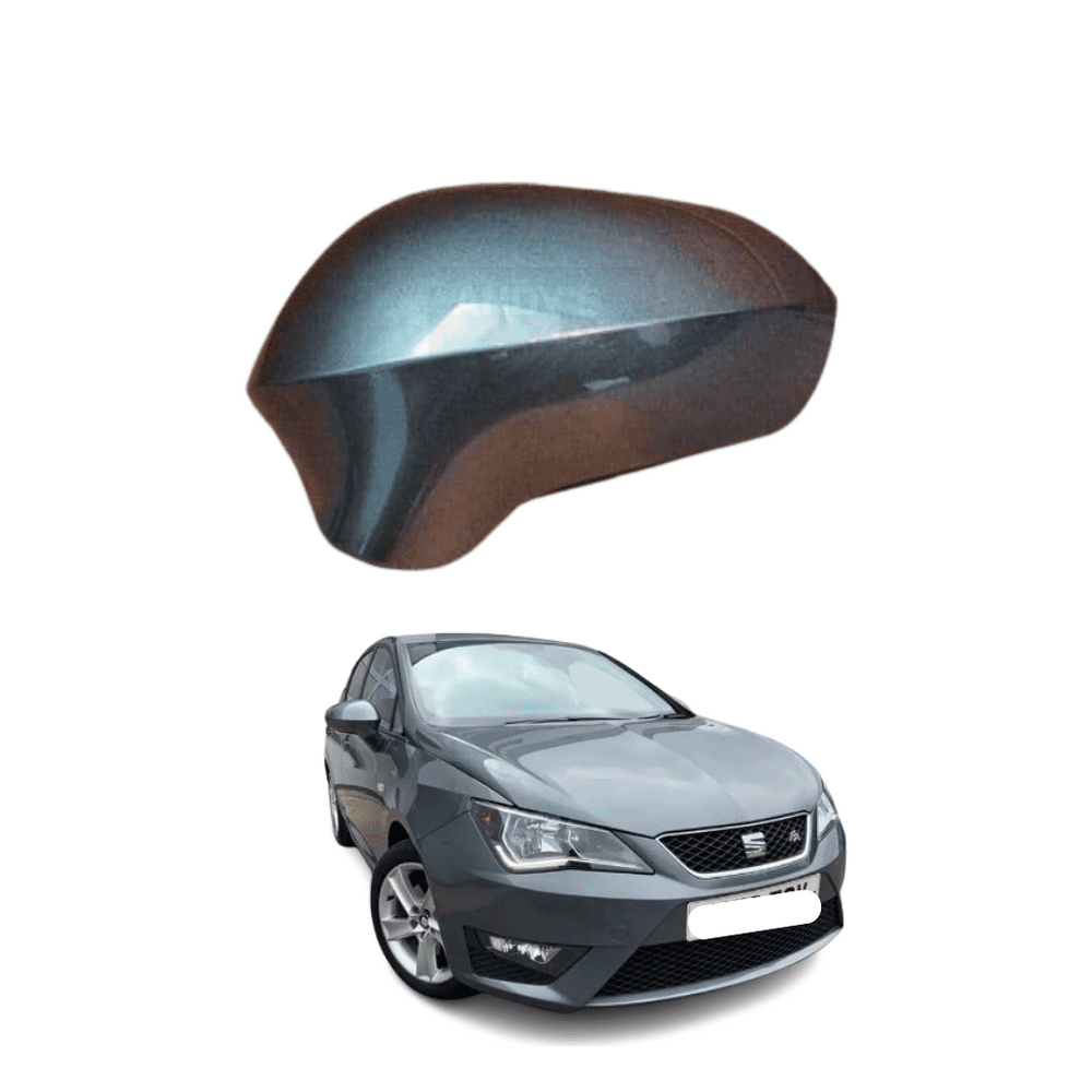 Auto Spiegel Paar Achteruitkijkspiegel Beschermhoezen Links Rechts Vervanging voor SEAT Leon Mk3 5F ST FR Cupra 2013-2019 (Glanzend Zwart) Auto Spiegel Automotive Exterieur(Glanzend zwart