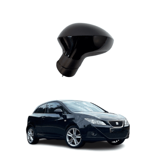 Seat 2008 2017 Wing Mirror Rh Or LH Electric adjustment Heated Glass In Magic Black