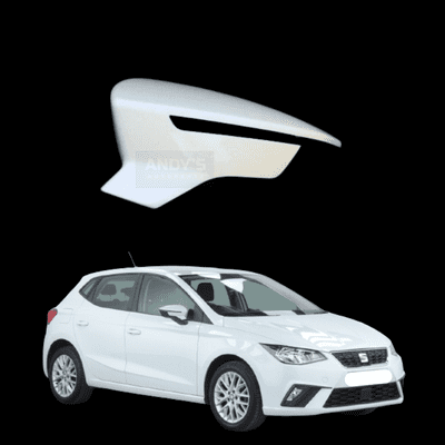 Seat Ibiza 2017 Onwards Wing Mirror Cover RH or LH  In Candy White