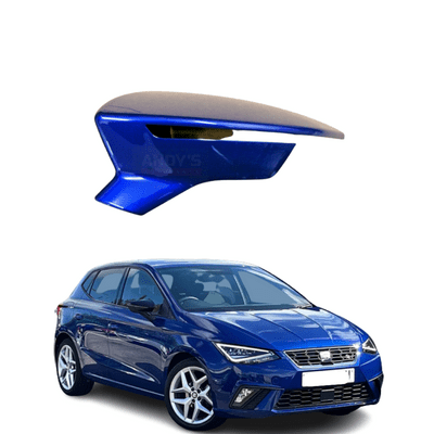 Seat Ibiza 2017 Onwards Wing Mirror Cover RH or LH  In  Mystery Blue
