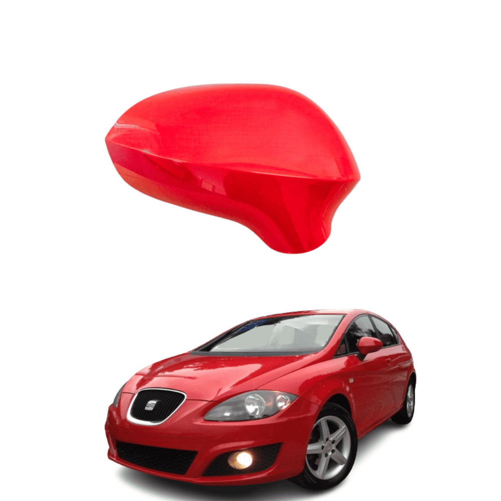 Seat Leon 20092013 Wing Mirror Cover LH Or RH Side In Rojo Tornado