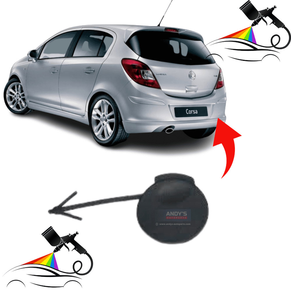 Vauxhall Corsa D 35 Door Hatchback 2006 To 2011 Rear Bumper Tow Eye