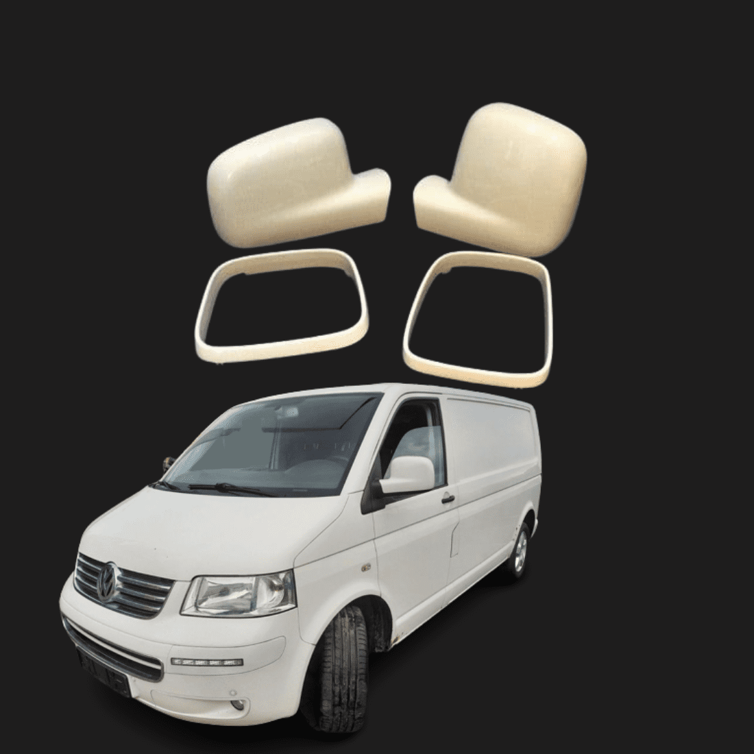 Volkswagen Transporter T5 2003 2010 Pair Of Wing Mirror Covers