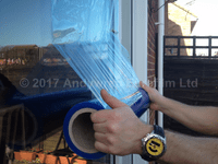 1 x Roll 600mm x 100mts BLUE Masking Film
