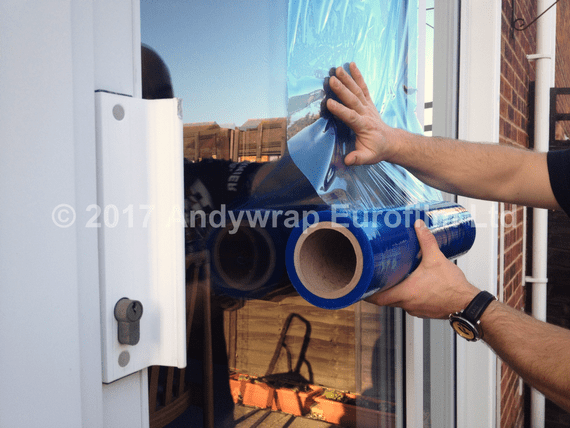 1 x Roll 600mm x 100mts BLUE Masking Film