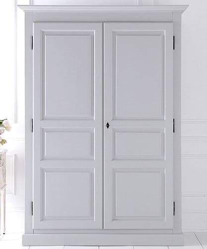 2 door French traditional armoire wardrobe - primed or painted
