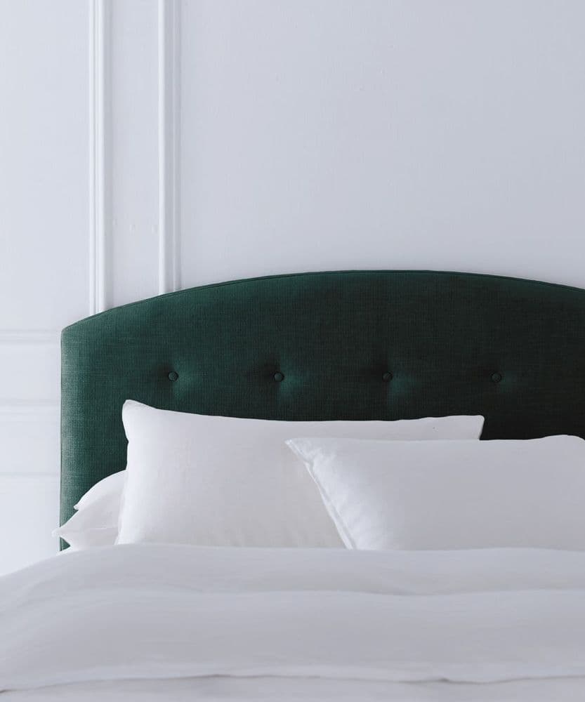 A&B Courbé customupholstered headboards 54 colours