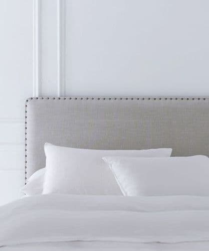 A&B Garconne hand-studded custom-upholstered headboards - 54 colours