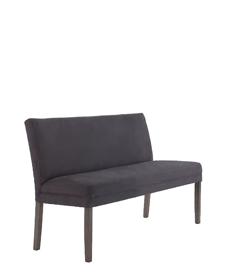 A&B Home customisable velvet dining sofa bench without arms in 7 lengths