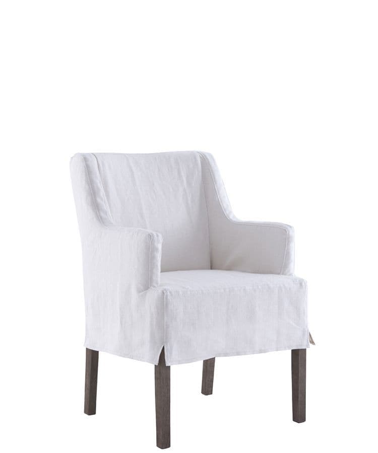 A&B Home loose cover for dining chair with high arms