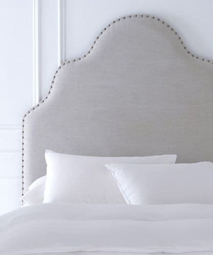 A&B Nuage hand-studded custom-upholstered headboards - 54 colours