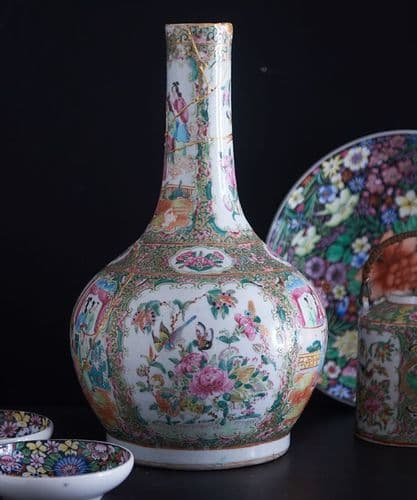 Antique Chinese bottle vase - SOLD