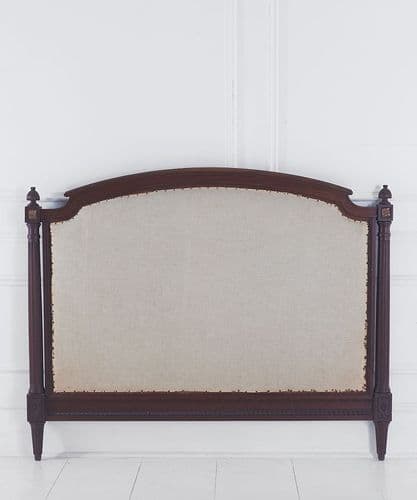Antique Regency-style  mahogany headboard