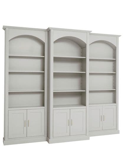 Arched top triple breakfront cabinet/kitchen dresser