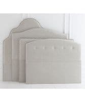 Nuage headboard in Boho&Co Paradise Lost - hand-studded or piped