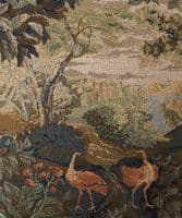 Aubusson Verdure large needlework mounted panel - SOLD