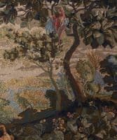 Aubusson Verdure large needlework mounted panel - SOLD