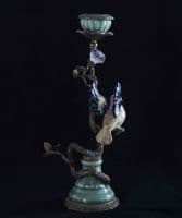 Bird candlestick