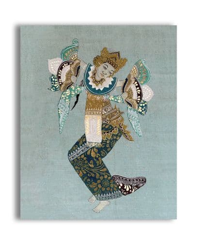 Boho&Co Danseuse mantle print - blue