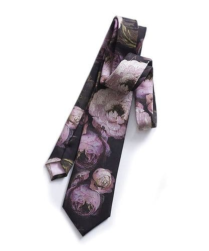 Boho&Co Handmade Floralism silk tie