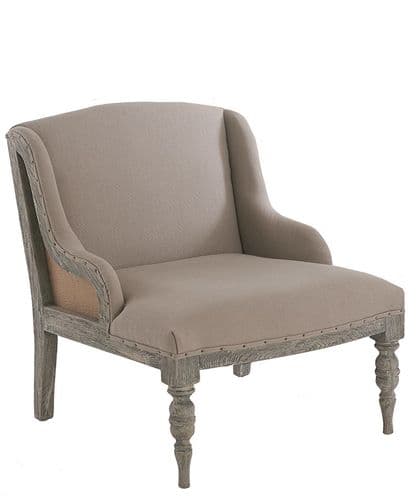 Boudoir linen chair