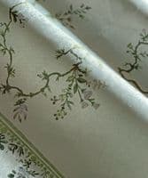 Broderie Vignes velvet - Green/Lilas