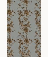 Chinoiserie Grande - Bleu Boudoir/Gold velvet