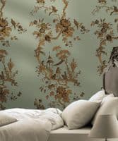 Chinoiserie Grande  - Celadon/Gold