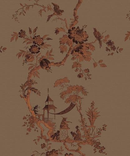 Chinoiserie Grande - Clay/Cuivre velvet