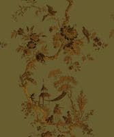 Chinoiserie Grande  - Olive Drab/Gold